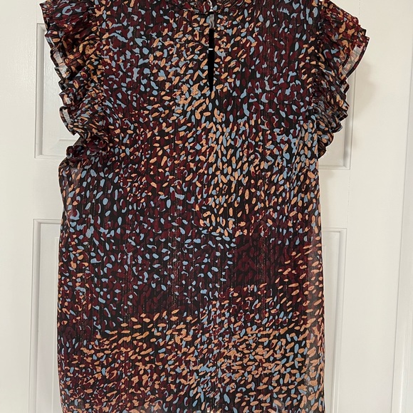 Ruffle Mock Neck Flutter Sleeve
Gramercy Blouse - Picture 2 of 3